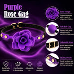 Ballgag Harness Gag Silicone Ball Gag Soft Open Mouth Gags Rose BDSM Gag