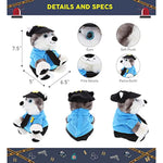 Husky Police Officer Plush Toy - Super Soft Floppy Husky Dog Cop Stuffed Animal Dress Up With Cute Cop Uniform And Cap Outfit Gift For Law Enforcement - 9 Inches