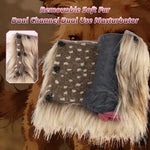 Dog Pussy Fantasy Masturbator Furry Sex Toy Black Realistic Vagina for Men