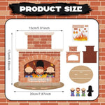 24 Sets Fiery Furnace Bible Craft Kits, VBS Sunday School Christian Felt Activity