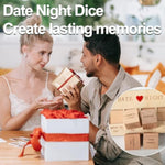 Date Night Dice - 5 Pc Sex Dice Game Set Date Night Ideas, Food Decision Dice Fun Night Dating Decision Dice, Adult Sex Game Dice Adults Bedroom Sexual Games Toys Gift