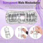 Manual Sucking Extrusion Male Masturbator - Pocket Pussy Sleeve Stroker With 12 Big Granulated Pleasure Beads For Penis Stimulation,Glans Trainer Stimulator,Blowjob Machine Adult Sex Toys For Men