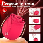 Rose Sex Toy Suction Vibrator - Rose Adult Sex Toy Sucking Vibrator, Women Sex Toys Clitoral Sucker Vibrators For Nipples Adult Sex Toy Sex Machine Vibrator With 10 Suction Modes Vibrater