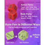 Sex Dice Position Game Sex Things For Couples Kinky, Adult Naughty Date Night Dice Couples Sex Toys For Her Gift Ideas Glow In The Dark Valentines Party Bedroom Rolling Dices With Action Body Parts