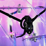Male Chastity Device Cock Cage With Catheter And Concealed Locks Sex Toys Chasity Cages With 4 Different Size Rings Skeletonized Bondage Gear With Belt For Men (Wear Cage,S)