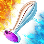 Anal Plug Set 3Pcs Stainless Steel Butt Plug Anal Training Small Medium Large Luxury Metal Anal Trainer Jewel Anal Dildo Kit Bdsm Anal Sex Toys For Women Men And Couples