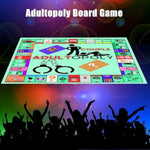 Adultopoly Board Game, Couple Adultopoly Board Game, Adults Board Games For Couple Relationship Conversation Game Card Board