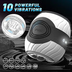 Sex Toys For Men Male Masturbator - Adult Toys Open-Ended Male Sex Toys With 10 Vibrations & Auto Push Mens Sex Toys, Adult Sex Toy For Men Sex Machine Hands Free Masturbators 3D Textured Male Stroker
