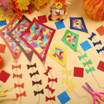 12 Pieces Fall Suncatchers Craft Kits for Seasonal Decor