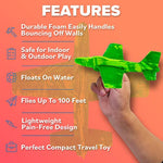 Foam Airplanes - Stocking Stuffers For Kids All Ages 4 5 6 7 8 9 + Year Old - Best Toy Gift - Boy Toys Stocking Stuffer Gifts - Air Plane Gift Idea - Easter Basket Gifts For Boys & Girls Party Favors