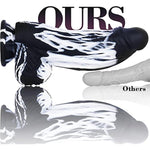 2.68'' Diameter Thick Black Dildo, 10 Inch Huge Silicone Dargon Dildo Monster Cock With Strong Suction Cup For Hands-Free And Anal Play, Large Dildos G-Spot Stimulator Anal Sex Toys For Women And Men