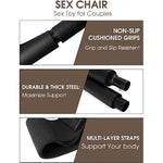 Folding Adjustable Position Assist Chair Portable Couples Mount Stool Elastic Furniture For Bedroom Bathroom Bear Weight Up To 350 Pounds 6608