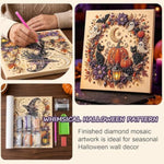 Halloween Pearl Diamond Art Kit for Adults, Spooky 3D DIY Craft & Fall Decor