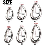 Stainless Steel Cock Ring Surface Design Penis Bondage Stretch Ring For Men Erection Enhancing Adult Sex Toys(A2)