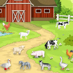 12 Pcs Farm Animals Figures Toys, Realistic Mini Farm Barn Animal Figurines Cake Topper Toy Set Christmas Birthday Easter Egg Gift Party Supplies For Kids Toddlers