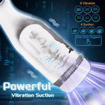 Male Masturbator with 6 Vibration & 4 Sucking Modes,Joystick Control Design