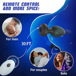 Vibrator Anal Plug Sex Toys - 5X Pleasure Anal Training Sets, 10 Frequency Vibration Butt Plug & 4Pcs Different Sizes Penis Cock Rings, Adult Toys For Gay, Male, Couples