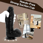 3.2'' Diameter Huge Thick Dildo, 10.8'' Realistic Dildos With Strong Suction Cup For Hands-Free And Anal Play, G-Spot Giant Dildo Anal Sex Toys For Women And Men (M)