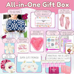 Mark and Lola’s First Period Pal Pack Gift Box | First Period Kit for Tweens & Teens | Pads, Panty Liners, Confidence-Boosting Essentials, First Period Gift Box & Discreet Bag (Hearts)