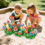 Toys For Girls 3 4 5 6 7 Years Old, Flower Garden Building Kit With Storage Case,Educational Stem Toy And Preschool Garden Play Set For Toddlers, For Kids,148Pcs