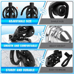 Male Chastity Cage Devices, Lightweight Sissy Chastity Cage with 8 Adjustable Cock Rings and Invisible Lock, Man Penis Exercise Bondage Gear & Accessories Couple BDSM Adult Sex Toys Game