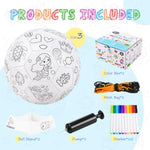 Color Your Own Soccer Ball, Mermaid Art Craft Kit, Girls Boys Gifts