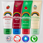 Lubilicious Flavored Lube 4 Pack: Edible Lube & Flavored Lubricants For Privacy Delicious Lubes Variety