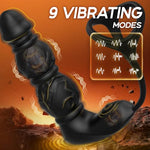 Thrusting Vibrating Prostate Massager with Realistic Texture