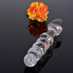 Adult Sex Toy Crystal Glass Anal Butt Plug Glass Anal Trainer For Women For Couple Pleasure Anal Trainer Kit Butt Plug Sex Toy Stimulation Adult Sex Toys For Men Women