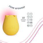 Rose Toy Lemon Vibrator For Women, Clitoral Stimulator Made Of Body-Safe Silicone, Waterproof, Usb Rechargeable And 10 Pulsing Settings Sex Toy, Lemon