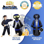 Ninja Toy 47 Inches -Kids Punching Bag | Already Filled With Sand| Bop Bag | Inflatable Bopper | Boxing | Ninja Birthday Party | Party Decorations | Punching Bag For Kids- (Nobi)