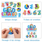 7 Days of Creation Craft Kit for Kids - Treasure Cove Sunday School Arts and Crafts