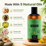 Exotic Massage Oil for Couples - Romantic Aromatherapy Body Massage Oil with 5 Natural Oils - Relaxing Spa Massage Oil for Date Night & Intimate Moments - Aphrodisiac Massage Oil - 8.45 Fl Oz