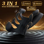 Sex Toys For Men, Male Sex Toy Penis Training Vibrator With 10 Vibrating Modes, Male Masturbator Handheld Penis Extender & Prolong Endurance Adult Toys For Men, Adult Sex Toys & Games