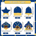 18-Piece Nativity Sticker Set for DIY Christmas Crafts