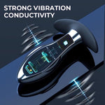 10 Modes Anal Vibrator With Remote, Recharge Metal Anal Plug Prostate Massager Adult Sex Toy For Men Women