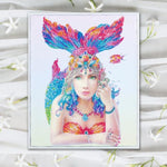 DIAMOND DOTZ Mystic Mermaid Diamond Painting Kit for Adults with Gems
