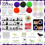 Halloween Lantern Craft Kit for Kids Ages 6-12, DIY Party Activity