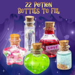 Fairy Potions Wish Maker Set For Girls Ages 7–12, Magical Potion Craft Kit With 50 Pieces & Spell Bottles, Fun Creative Activity For Kids, Christmas & Holiday Gift