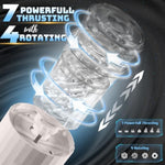 Automatic Male Masturbator Penis Pump - Male Sex Toys For Men With Upgrade Vacuum Pump & Thrusting Rotating Sucking Moaning, Mens Masturbation Cup Pocket Pussy Stroker Blowjob Toy Sex Toys For Men