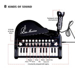 Toy Piano For Toddler - Birthday Gift For 1 2 3 4 Year Old Girls And Boys, 24 Keys Multi-Functional Baby Piano Toy With Microphone