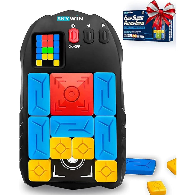 Skywin Klotski Puzzle Game - 500 Entertaining Fun & Mind Training IQ Puzzle