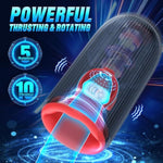 Toys For Men, 3In1 Male Masturbator Penis Vibrator 10 Vibrating & 3 Rotating Stroker & 360° Mouth Expansion Wrapping, Adult Toy For Training & Increase Endurance, Sex Machine