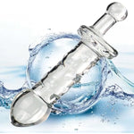 Glass Wand Anal Plug,Crystal Butt Plug Glass Anal Dildo Prostate Massager Sex Toy Glass Anal Dildo Adult Sex Toys Crystal Glass Pleasure Wand Dildo Glass Dildo Butt Plug For Women Men