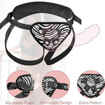 Strap On Dildo Harness Adult Sex Toys for Women Men,Adjustable Waist & Thigh Soft Sex Belt Bondage Restraints Couples Sex Toy,Strapon Dildos Strapless Wearable Panty with 4 Sizes O-Ring Anal Sex Games