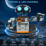 5In1 Stem Robot Building Kit For Kids 6-14+, App & Remote Control Stem Robot Dinosaur Car Building Toys For Kid Science Learning, 688 Pcs Diy Building Blocks Set, Boys Girls Birthday Xmas Gifts Ideas