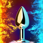 Sexy Fox Tail Anal Plug Sex Foreplay Glowing Adult Toys Fashion Role-Playing Alloy Anus Stopper Furry Pink Faux Fox Tail Couples Lover Flirting Libido Stimulation Toys (M)