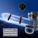 Vibrating Cock Ring Sex Toys For Men, Silicone Penis Ring With Mini Vibrator Bullet For Longer Harder Stronger, 10 Vibrations Adult Male Couple Sex Toy