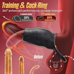 Vibrating Cock Ring Penis Sleeve Vibrator - Sex Toys Male Masturbator Penis Ring Anal Toys With 10 Vibrating Modes Penis Training Extender G Spot Stimulator, Male Adult Sex Toys For Men Women Couples