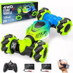 Gesture Sensing Rc Stunt Car Boys Toys Age 6-8-12, 4Wd Hand Controlled Remote Control Twist Car With Light Music, Cool Birthday Presents And Ideas Gifts For Kids Age 7 9 10 11 12 Years Old